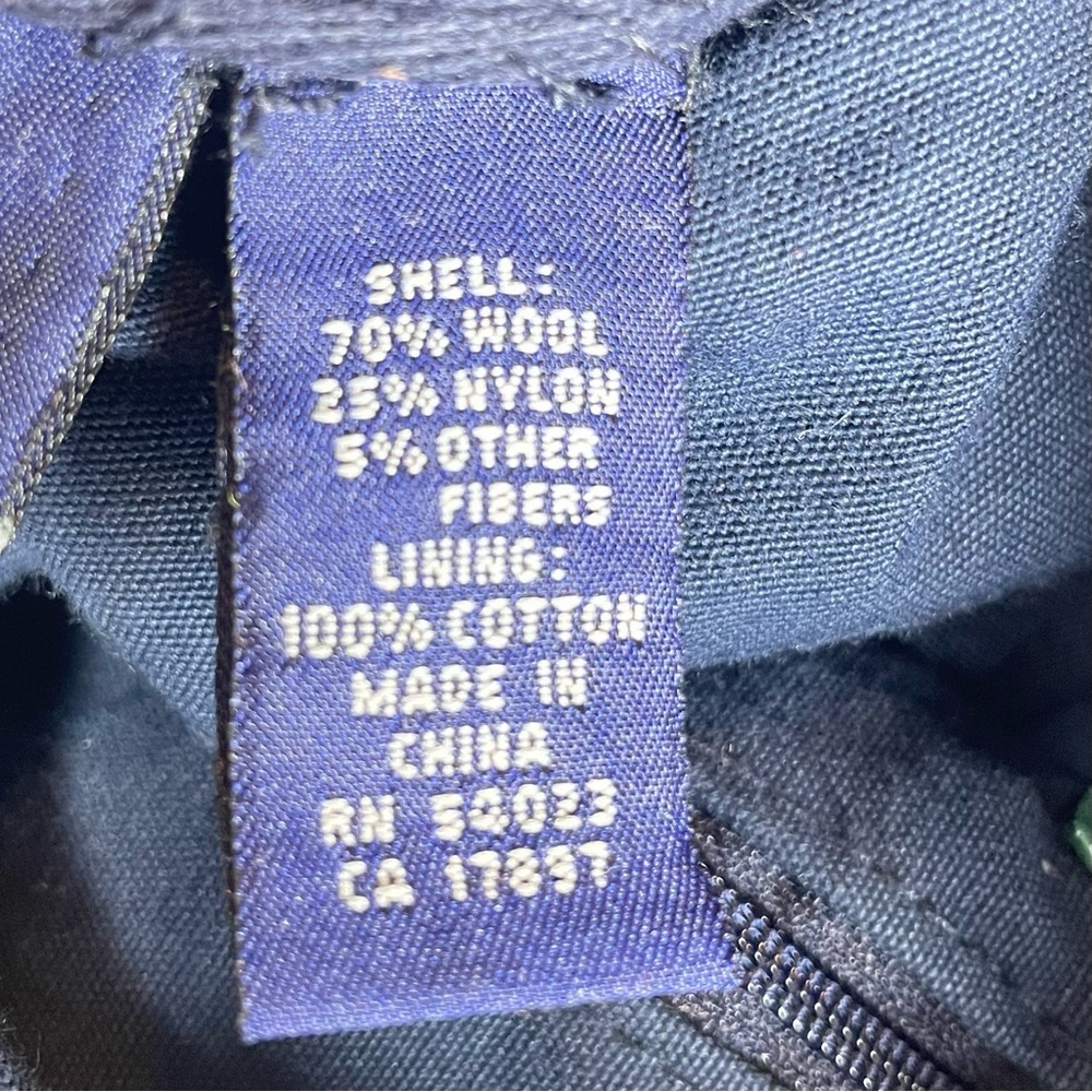 VINTAGE 90s GAP Mt. Whistler Brown Tartan Plaid Drawstring Wool Bucket Backpack - Picture 11 of 16